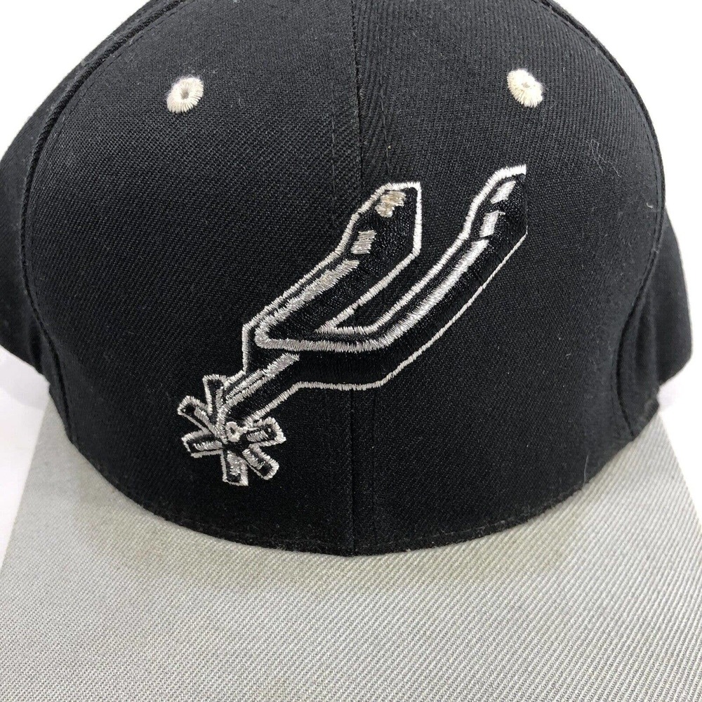 Mitchell & Ness San Antonio Spurs Snapback Hat Hardwood Classics Retro Cap OSFM - Picture 5 of 12